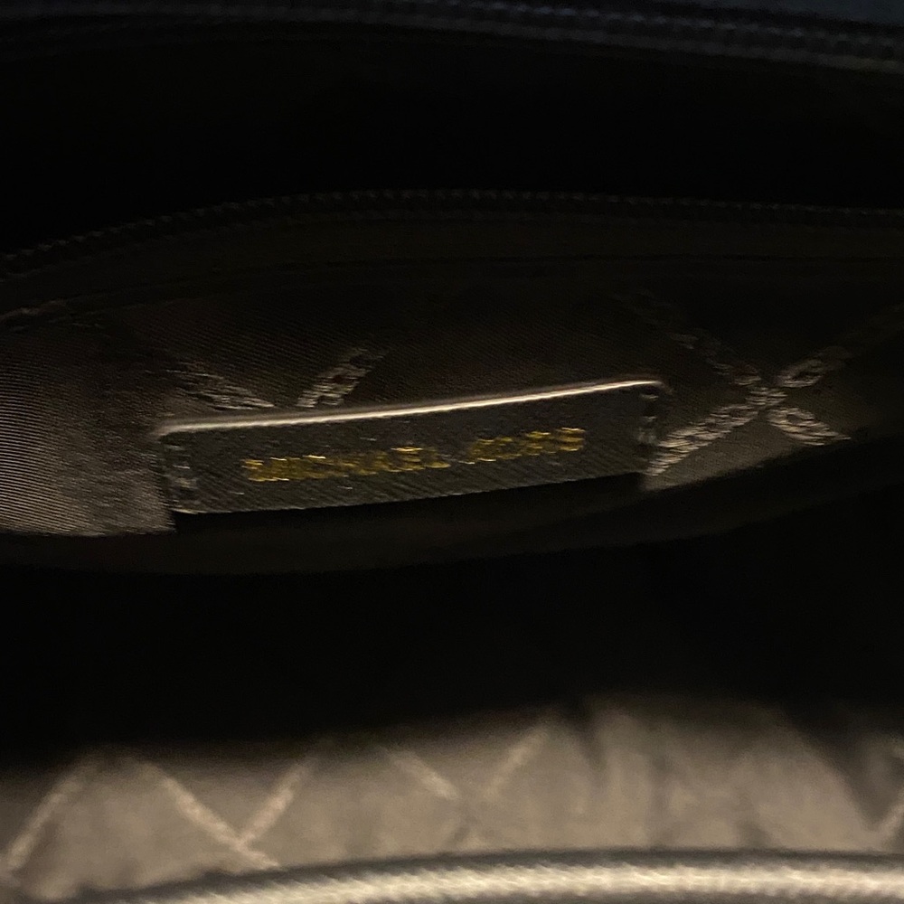 Michael Kors Black Tote with Gold Details - Picture 6 of 11